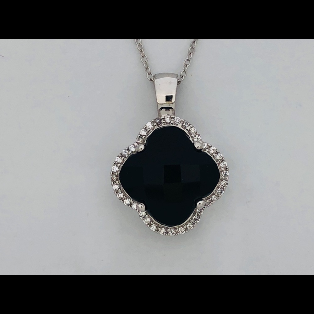 Natural Black Onyx Pendant